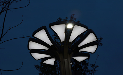 又一大型智慧路燈應(yīng)用案例，“智慧樹”亮相成都天府芙蓉園